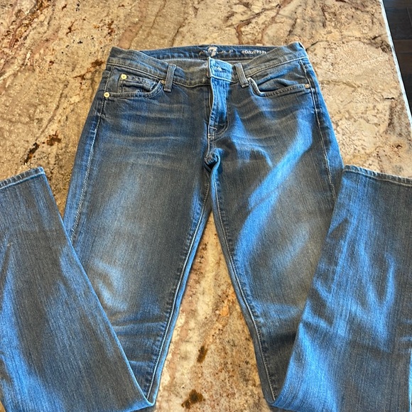 7 For All Mankind Denim - Seven for all mankind Roseanne skinny jeans